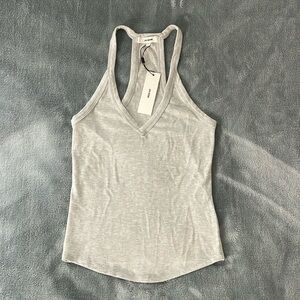NWT Joah brown pearl grey tank SM